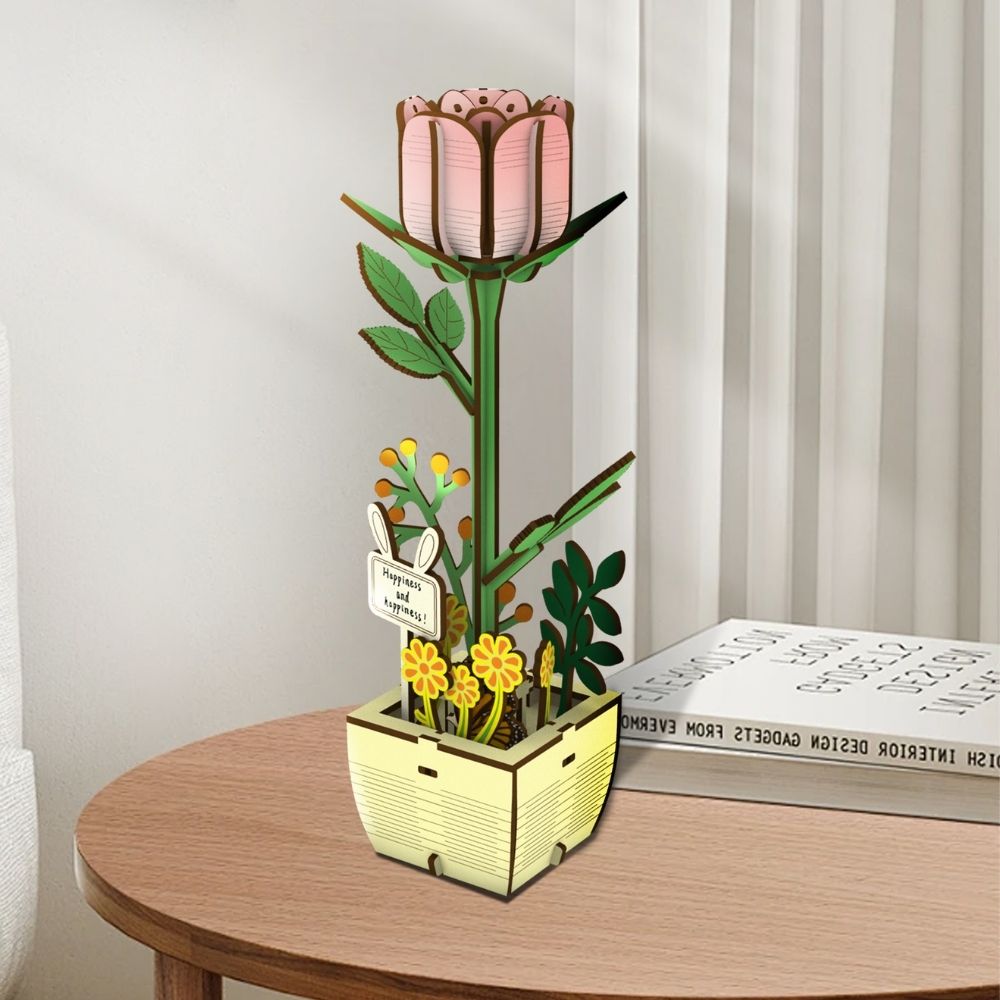 3D Puzzle - The Rose