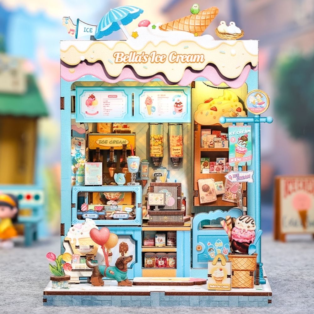 Miniature House - Bella's Ice Cream Figured'Art