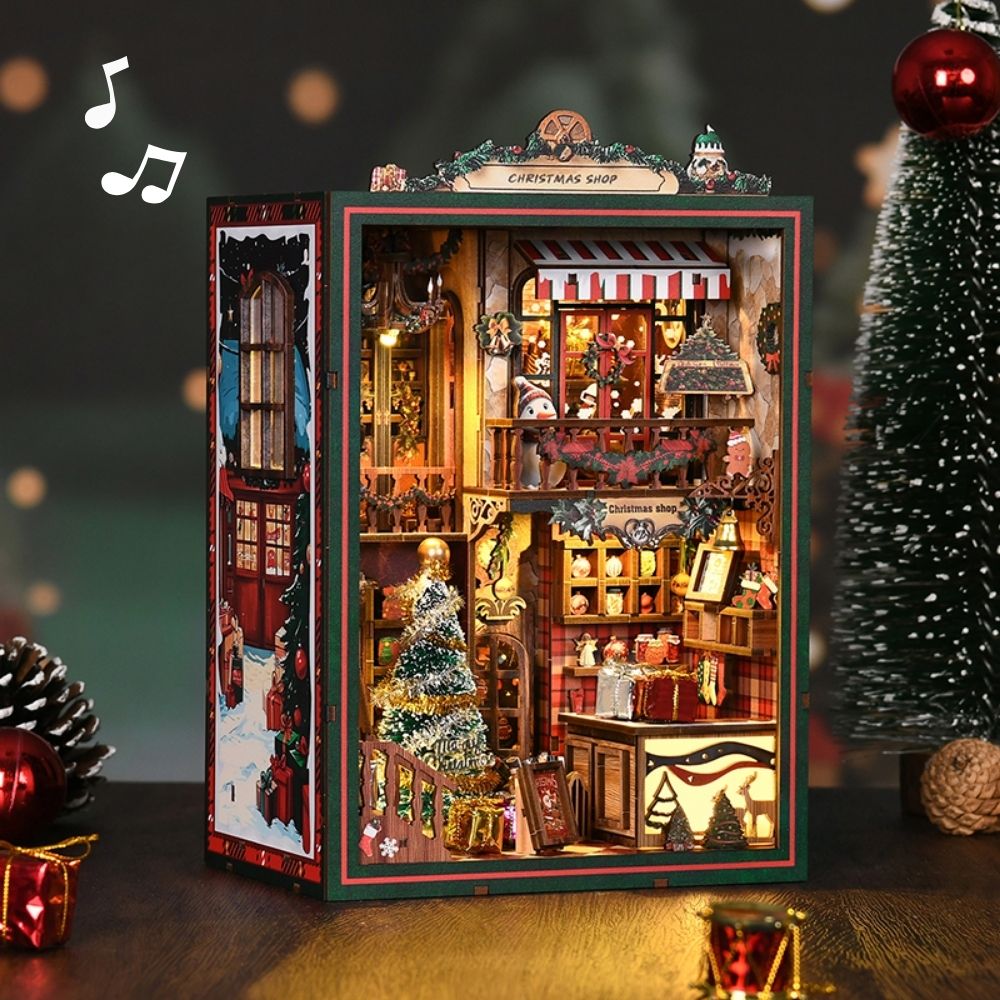 DIY Book Nook Kit - The Christmas Shop