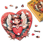 Wooden Puzzle - Angel in Heart