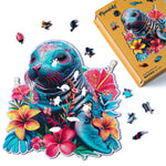 Wooden Puzzle - Floral Seal