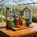 Miniature House - Corner of the Flower Shop