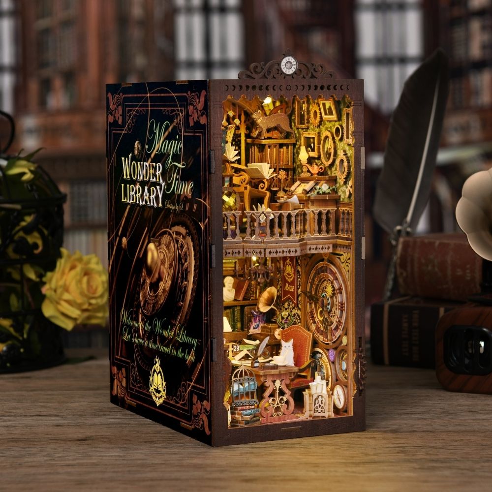 DIY Book Nook Kit - Wonder Library Figured'Art
