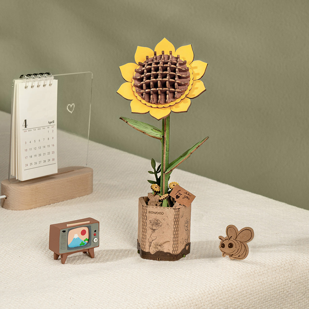 3D Puzzle - Sunflower