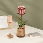 3D Puzzle - Pink Rose