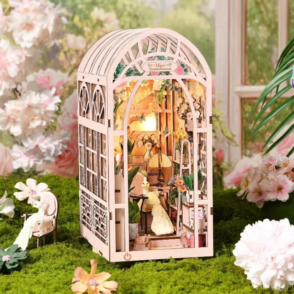 DIY Book Nook Kit - Mini Greenhouse Figured'Art