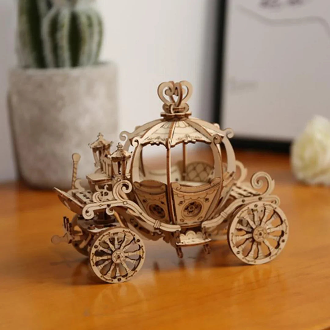 3D Puzzle - Pumpkin Cart